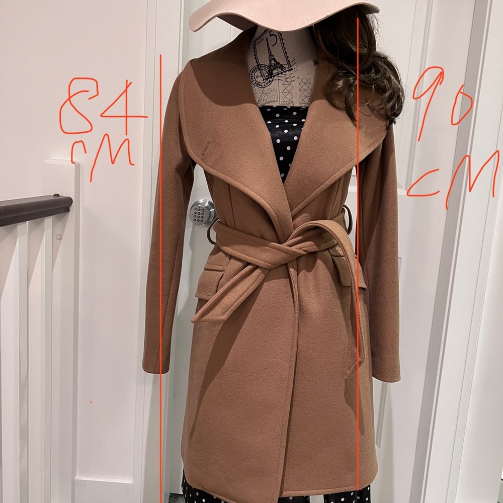 Aritzia Babaton wool coat in camel size XS, new condition